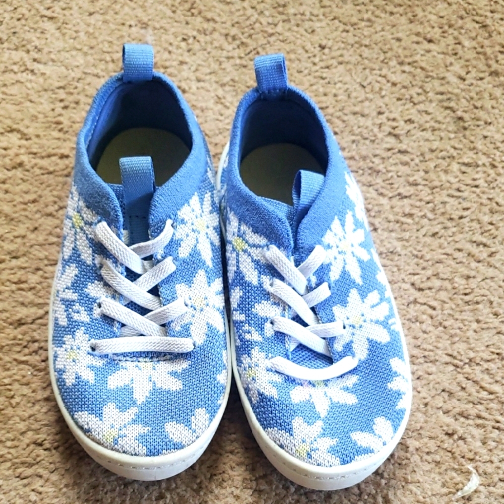 Carters Blue Daisy Kids Shoes